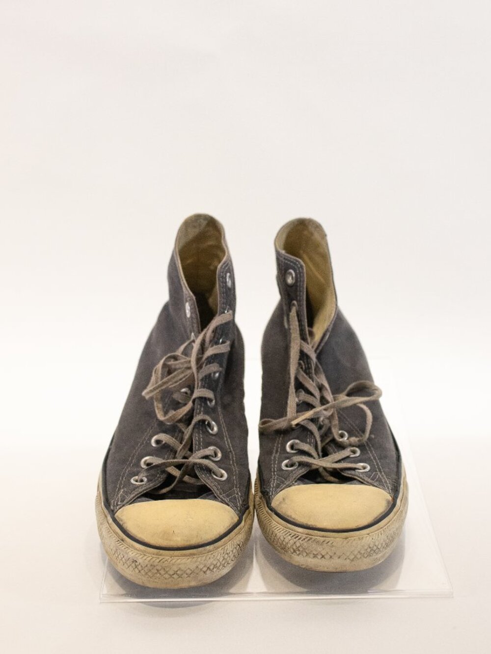 Grey Converse Chuck Taylor All Star High Top Sneakers - Picture 3 of 4